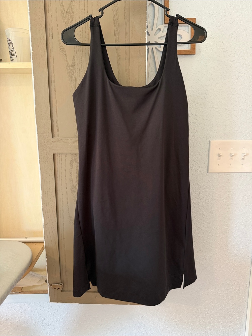 Old Navy Active Black PowerSoft Built-In Bra Tank Top